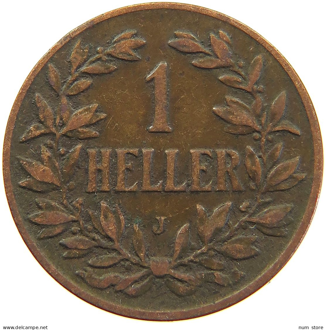 GERMANY EMPIRE 1 HELLER 1912 J OSTAFRIKA #s081 0187 - Deutsch-Ostafrika