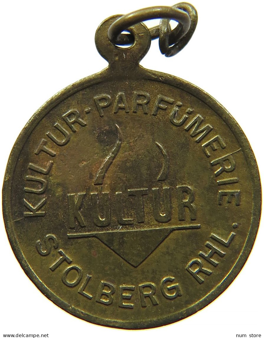 GERMANY BRD MEDAL KULTUR MÄDEL STOLBERG #s088 0749 - Sonstige & Ohne Zuordnung