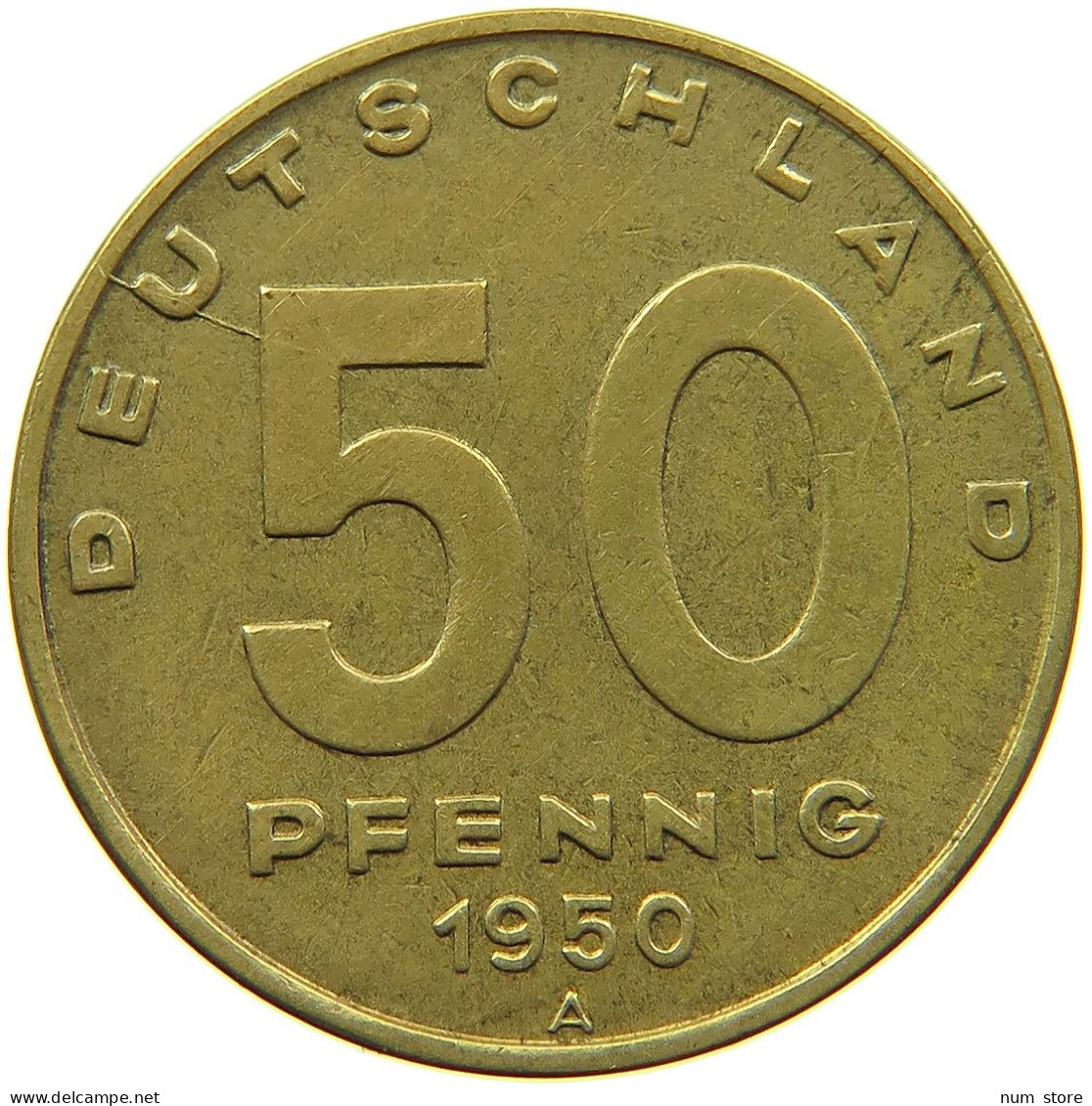 GERMANY DDR 50 PFENNIG 1950 A #s088 0707 - 50 Pfennig