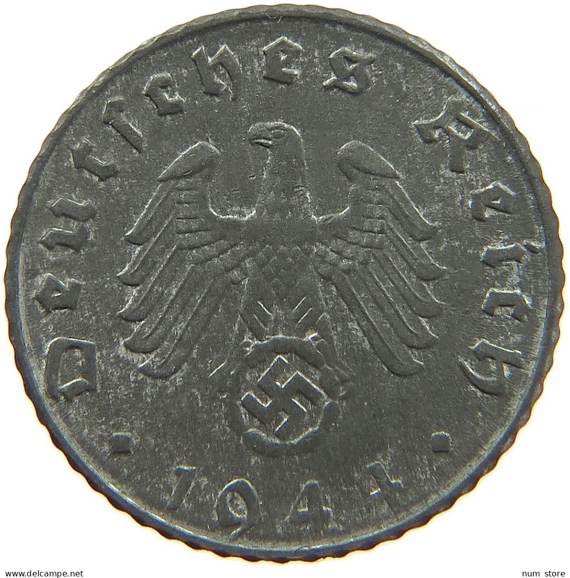 GERMANY 5 REICHSPFENNIG 1944 E #s088 0049 - 5 Reichspfennig