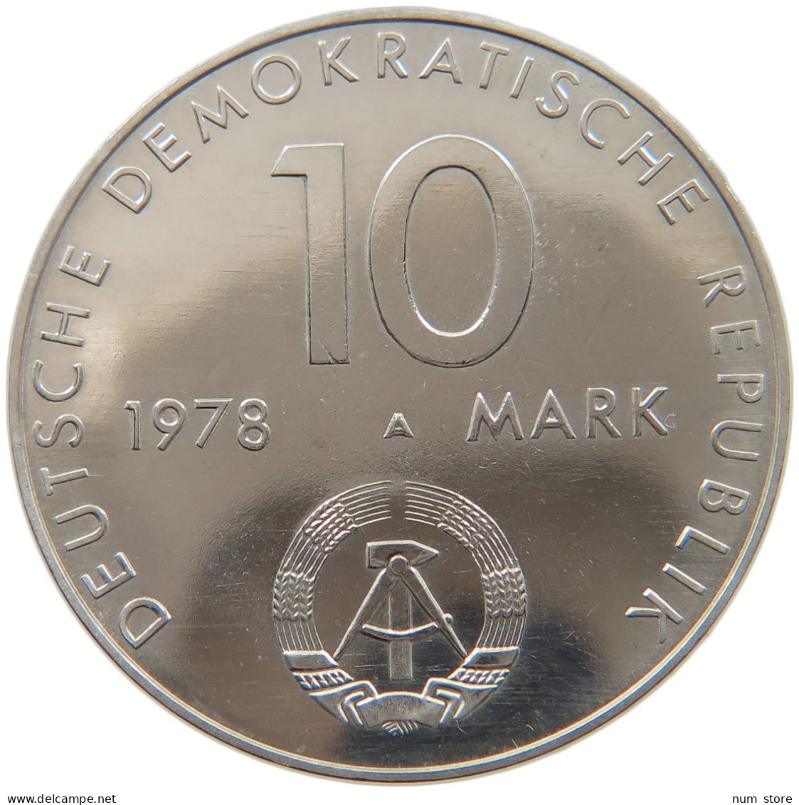 GERMANY DDR 10 MARK 1978 #s086 0327 - 10 Mark