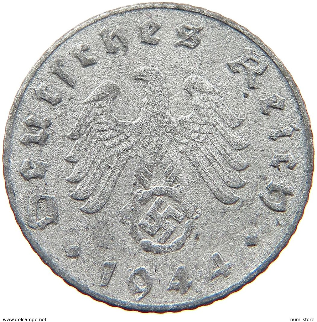 GERMANY 5 REICHSPFENNIG 1944 E #s081 0153 - 5 Reichspfennig