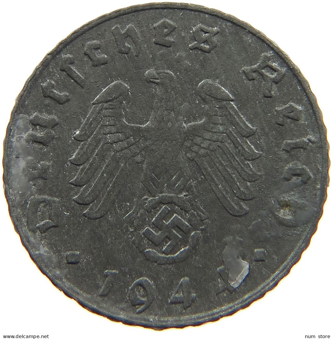 GERMANY 5 REICHSPFENNIG 1944 E #s088 0047 - 5 Reichspfennig