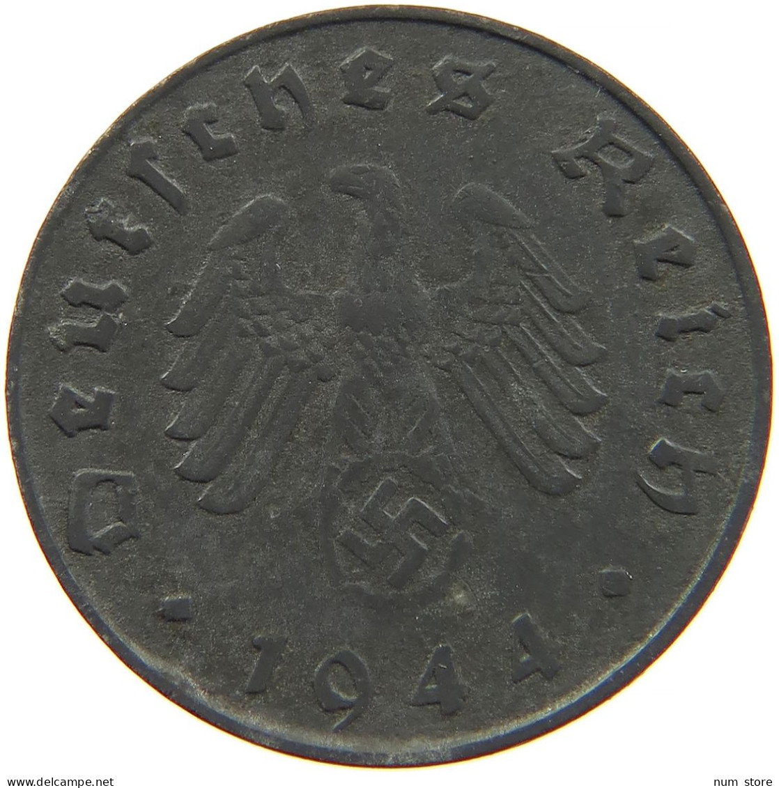 GERMANY 10 REICHSPFENNIG 1944 E #s088 0119 - 10 Reichspfennig