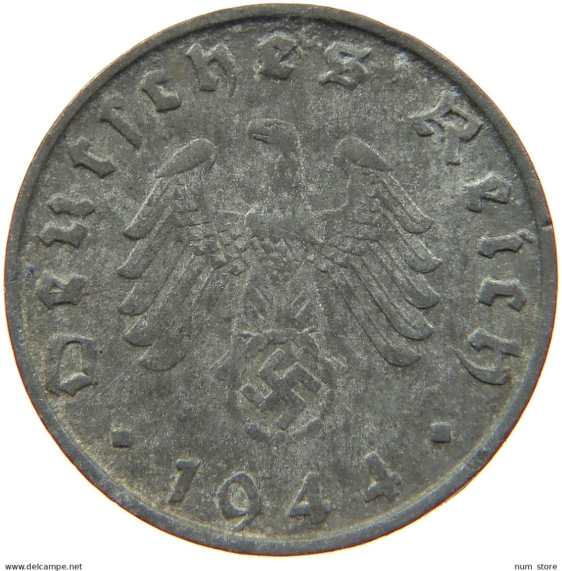 GERMANY 10 REICHSPFENNIG 1944 B #s081 0099 - 10 Reichspfennig