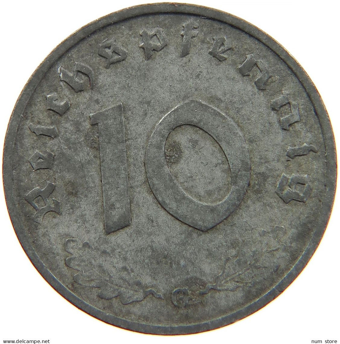 GERMANY 10 REICHSPFENNIG 1942 G #s088 0121 - 10 Reichspfennig