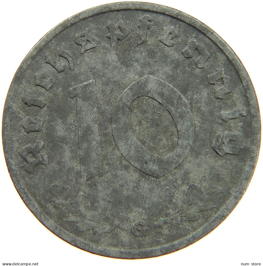 GERMANY 10 REICHSPFENNIG 1941 G #s088 0115 - 10 Reichspfennig