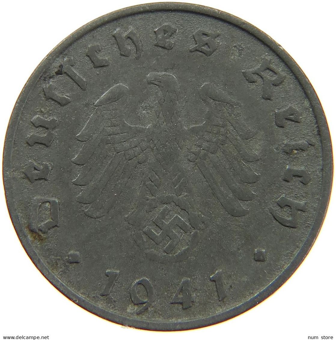 GERMANY 10 REICHSPFENNIG 1941 G #s088 0115 - 10 Reichspfennig