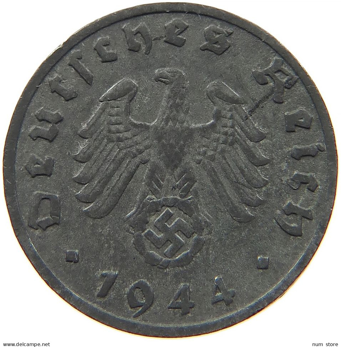 GERMANY 1 REICHSPFENNIG 1944 B #s088 0023 - 1 Reichspfennig