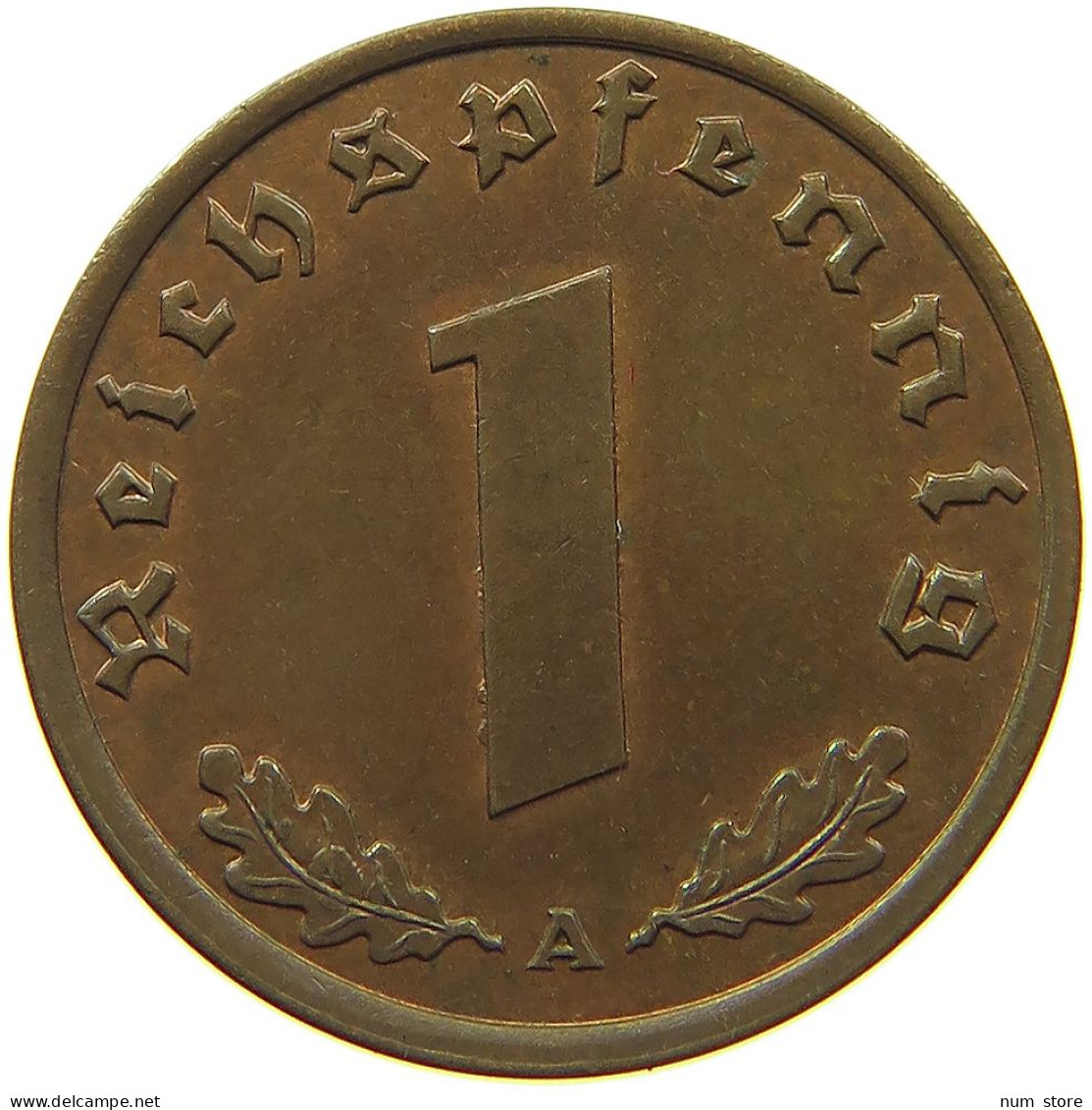 GERMANY 1 REICHSPFENNIG 1940 A #s083 0743 - 1 Reichspfennig