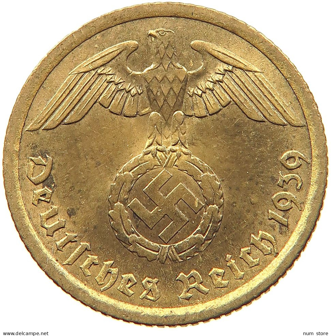 GERMANY 10 REICHSPFENNIG 1939 A #s081 0013 - 10 Reichspfennig