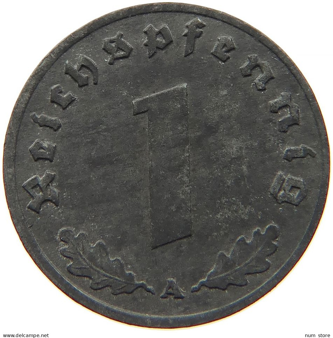 GERMANY 1 REICHSPFENNIG 1942 A #s088 0021 - 1 Reichspfennig