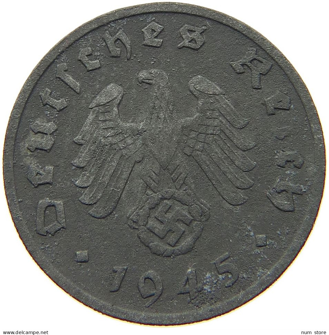 GERMANY 1 REICHSPFENNIG 1945 A #s088 0029 - 1 Reichspfennig