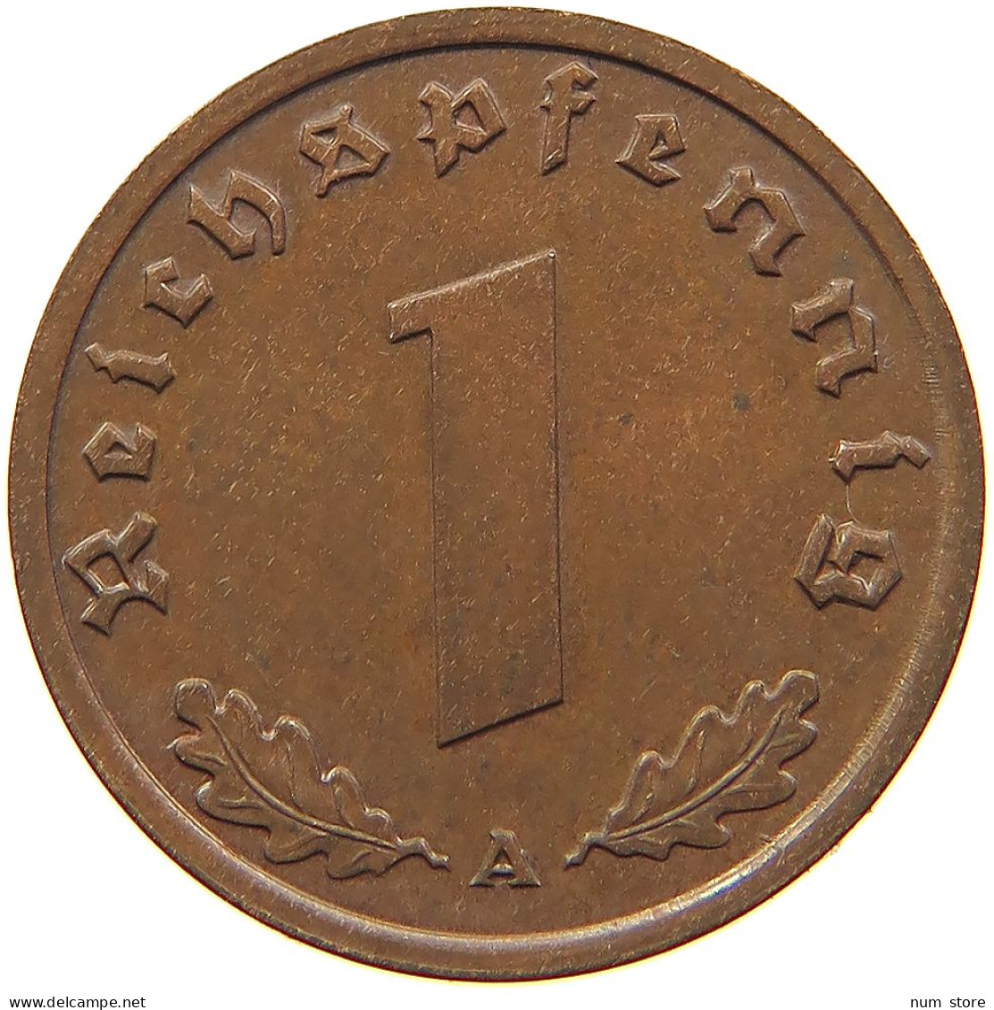 GERMANY 1 REICHSPFENNIG 1939 A #s081 0063 - 1 Reichspfennig