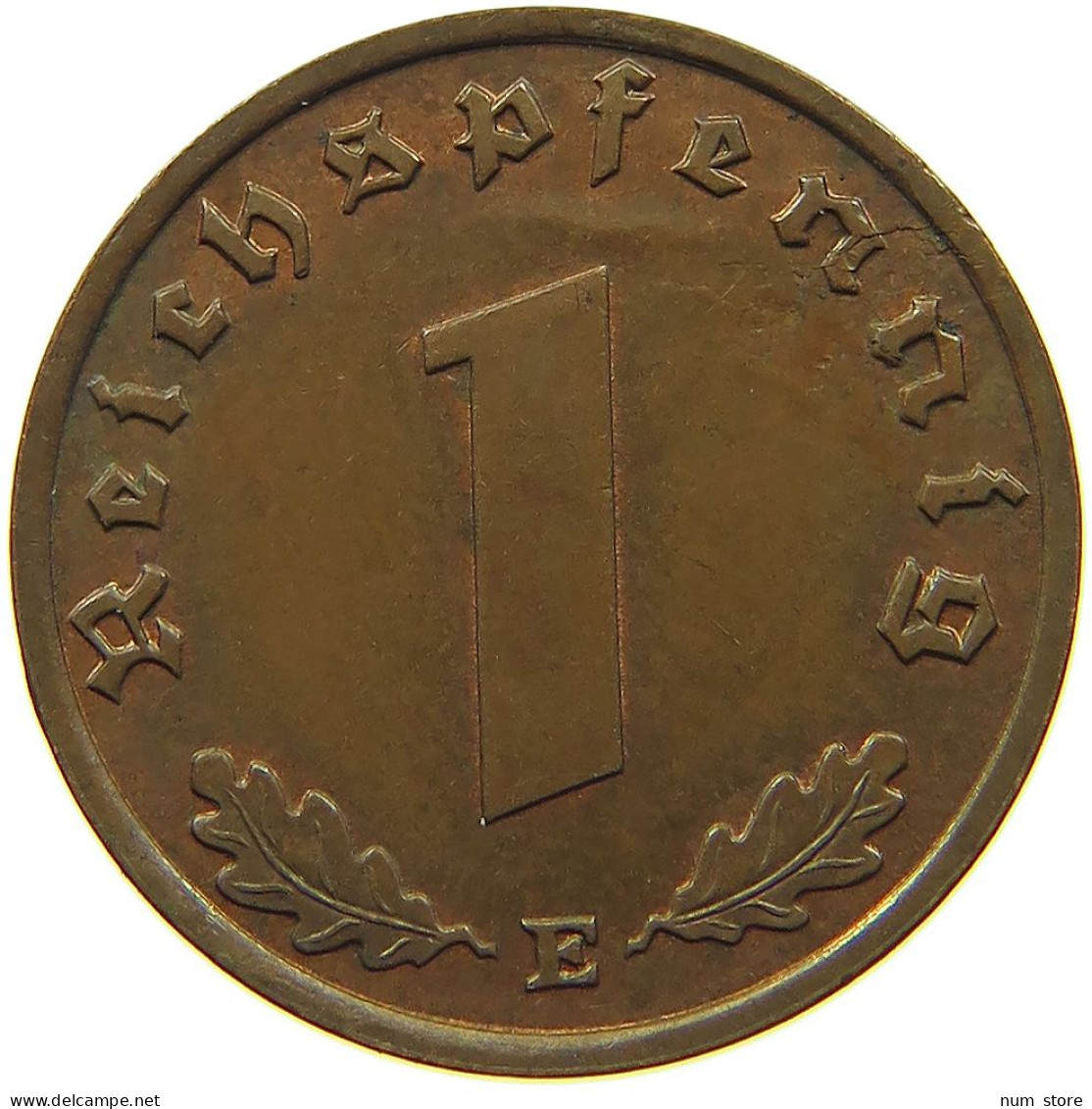 GERMANY 1 REICHSPFENNIG 1939 E #s083 0745 - 1 Reichspfennig