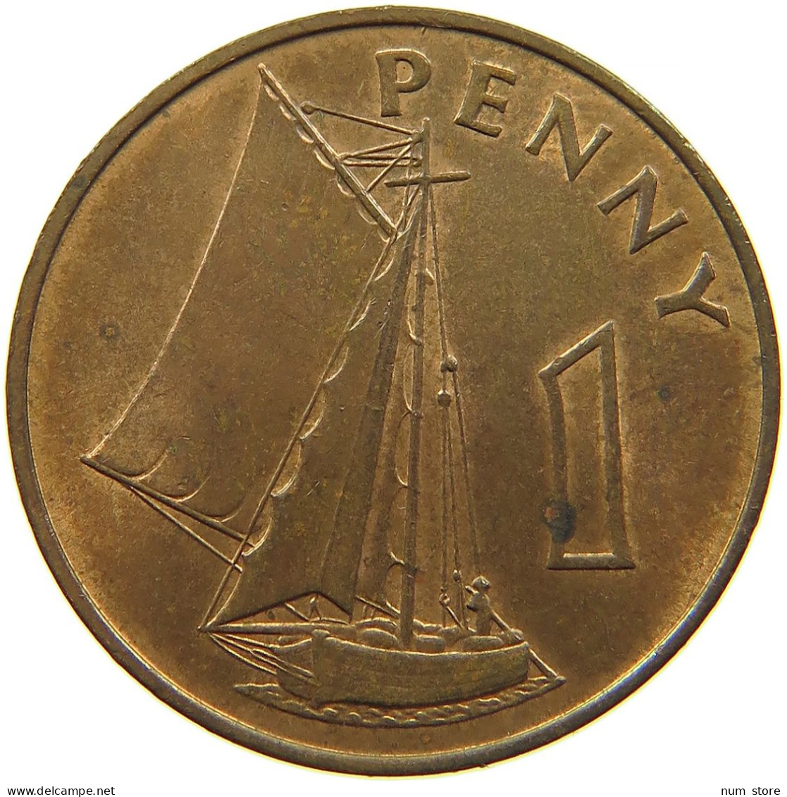 GAMBIA PENNY 1966 #s086 0011 - Gambie