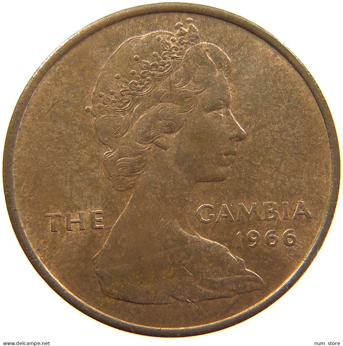 GAMBIA PENNY 1966 #s083 0059 - Gambie