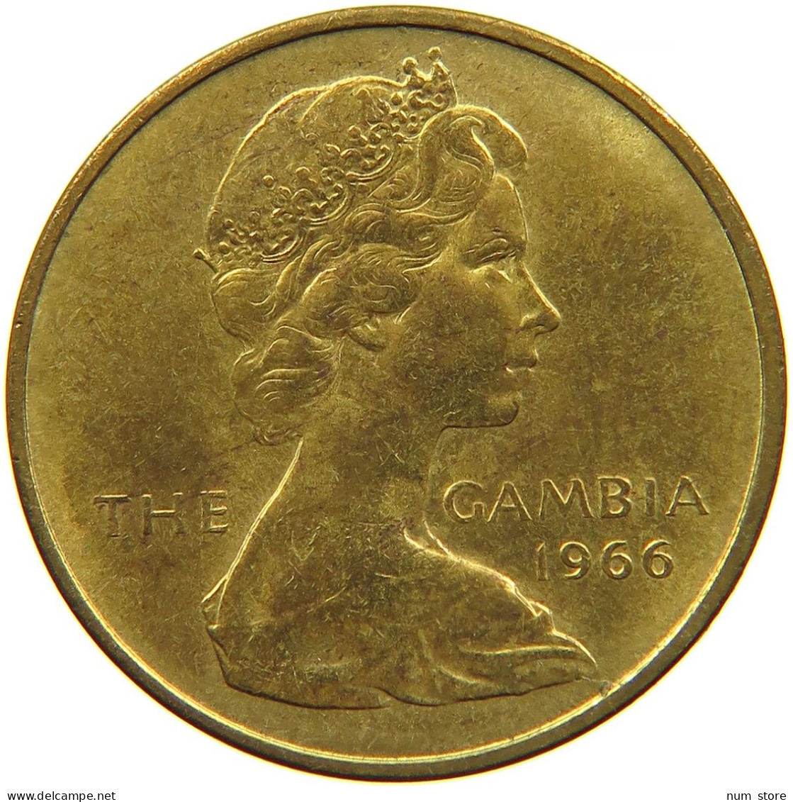 GAMBIA 3 PENCE 1966 #s088 0775 - Gambie