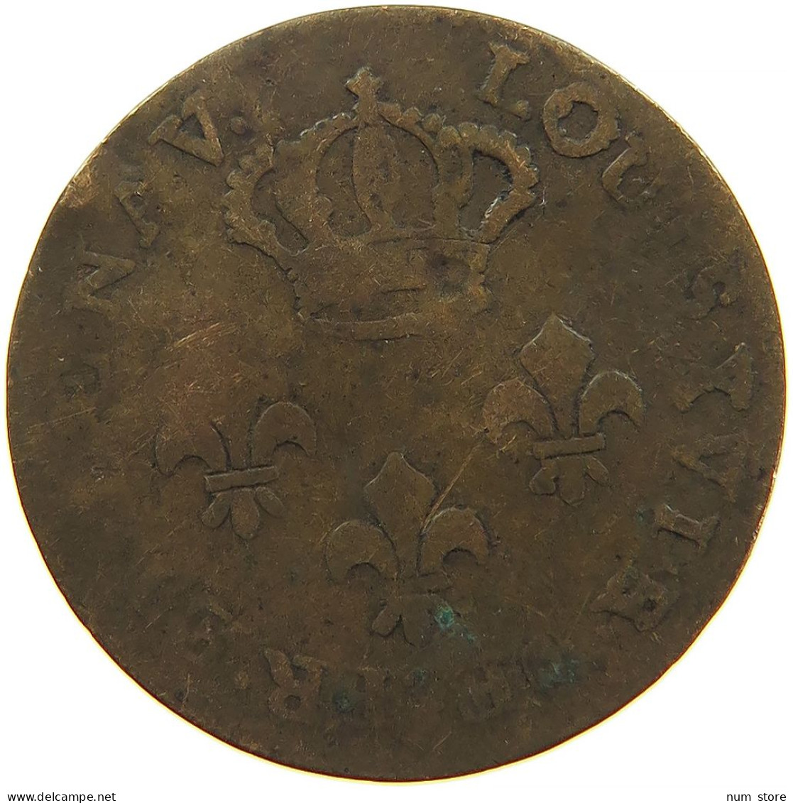 FRENCH GUIANA 2 SOUS 1789 #s083 0093 - Frans-Guyana