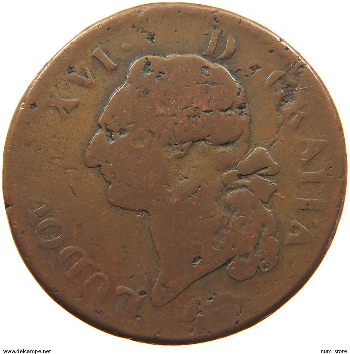 FRANCE SOL 1778 AIX #s081 0529 - 1774-1791 Ludwig XVI.