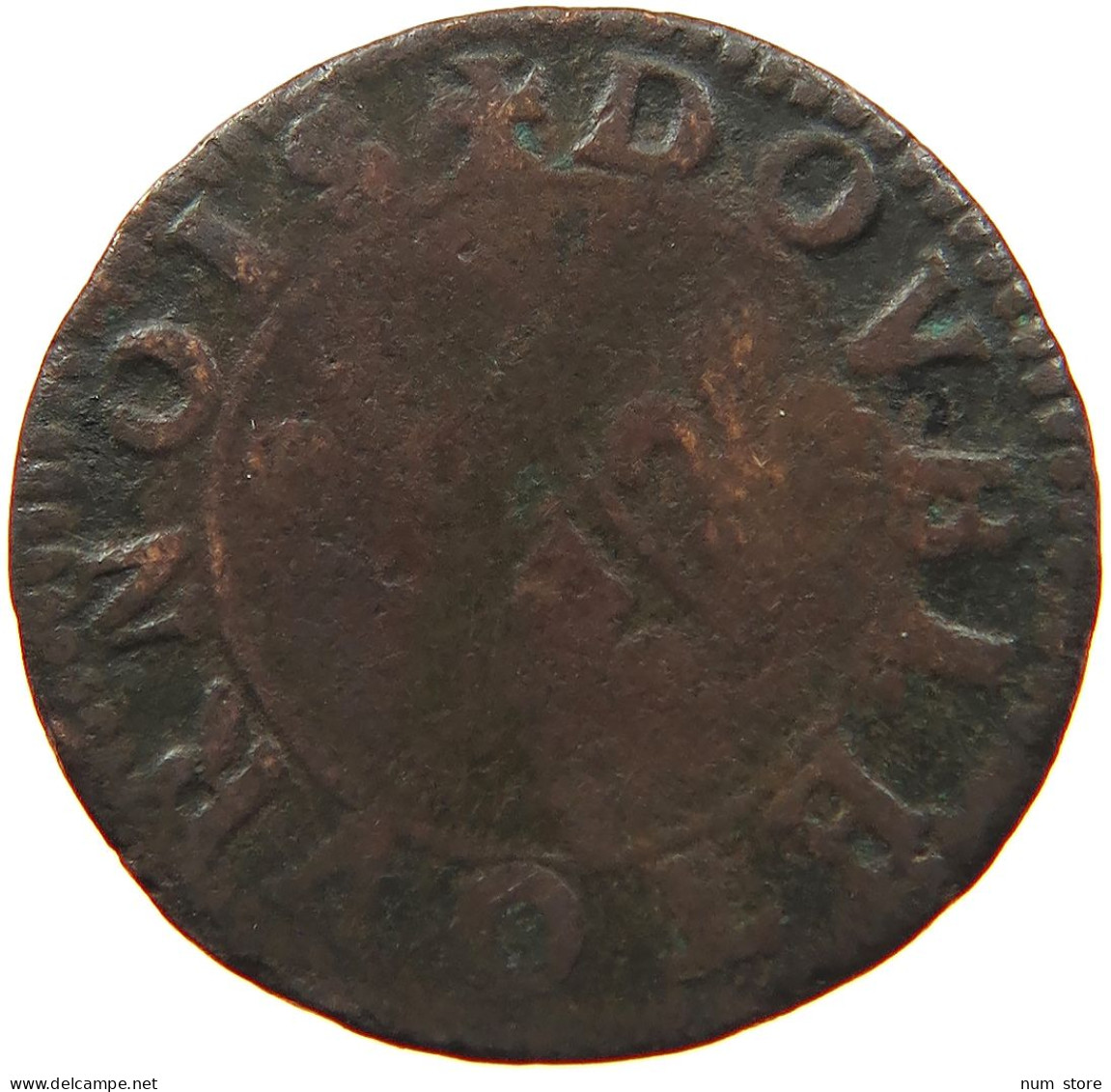 FRANCE CHATEU RENAUD DOUBLE TOURNOIS BOURBON Francois De Bourbon-Conti, 1605-1614 #s081 0429 - Sonstige & Ohne Zuordnung