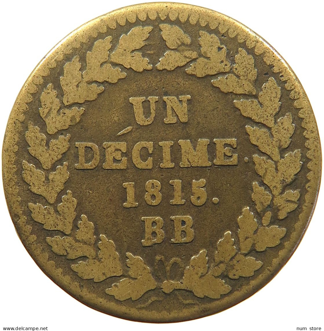 FRANCE DECIME 1815 BB LOUIS XVIII. #s081 0541 - Other & Unclassified