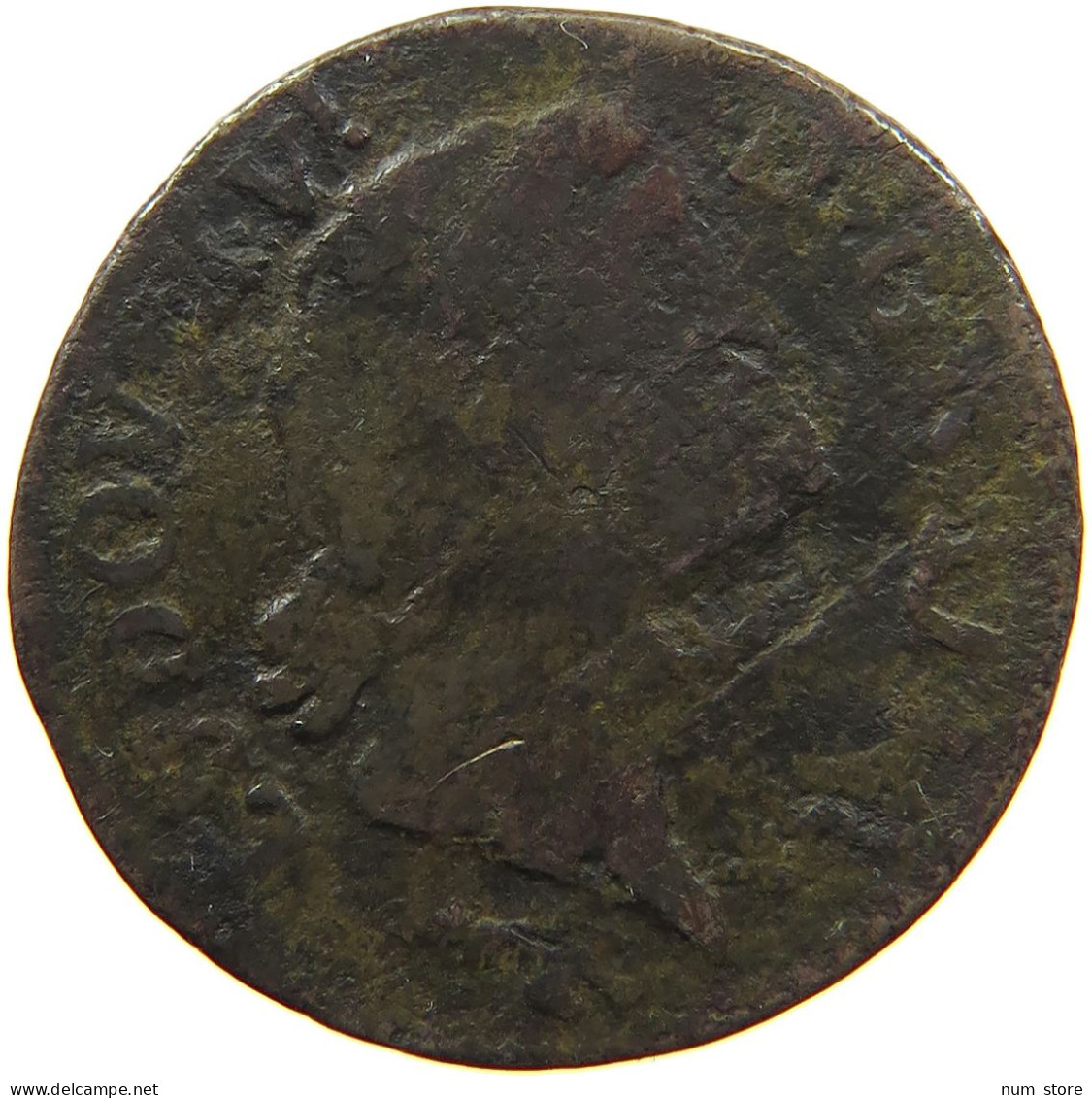 FRANCE 1/2 SOL 1770 BESANCON #s086 0093 - 1715-1774 Louis  XV The Well-Beloved