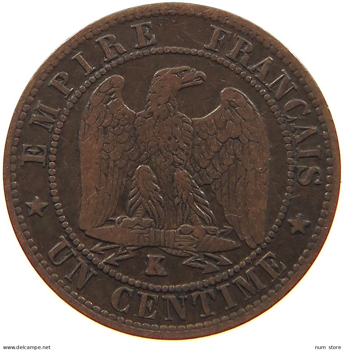 FRANCE 1 CENTIME 1856 K #s081 0303 - 1 Centime