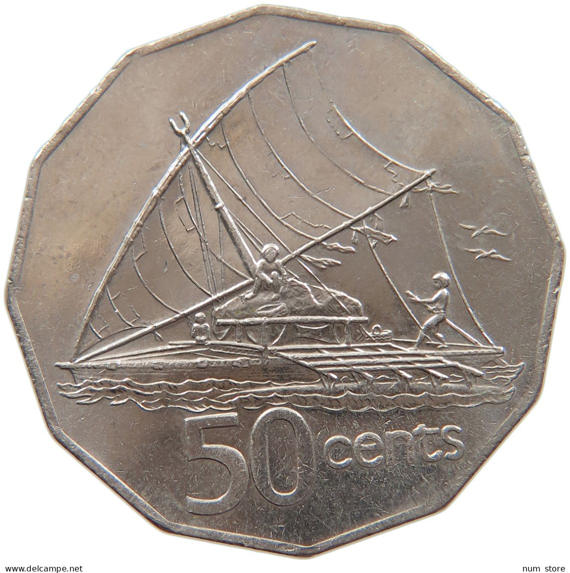 FIJI 50 CENTS 1982 #s086 0239 - Figi