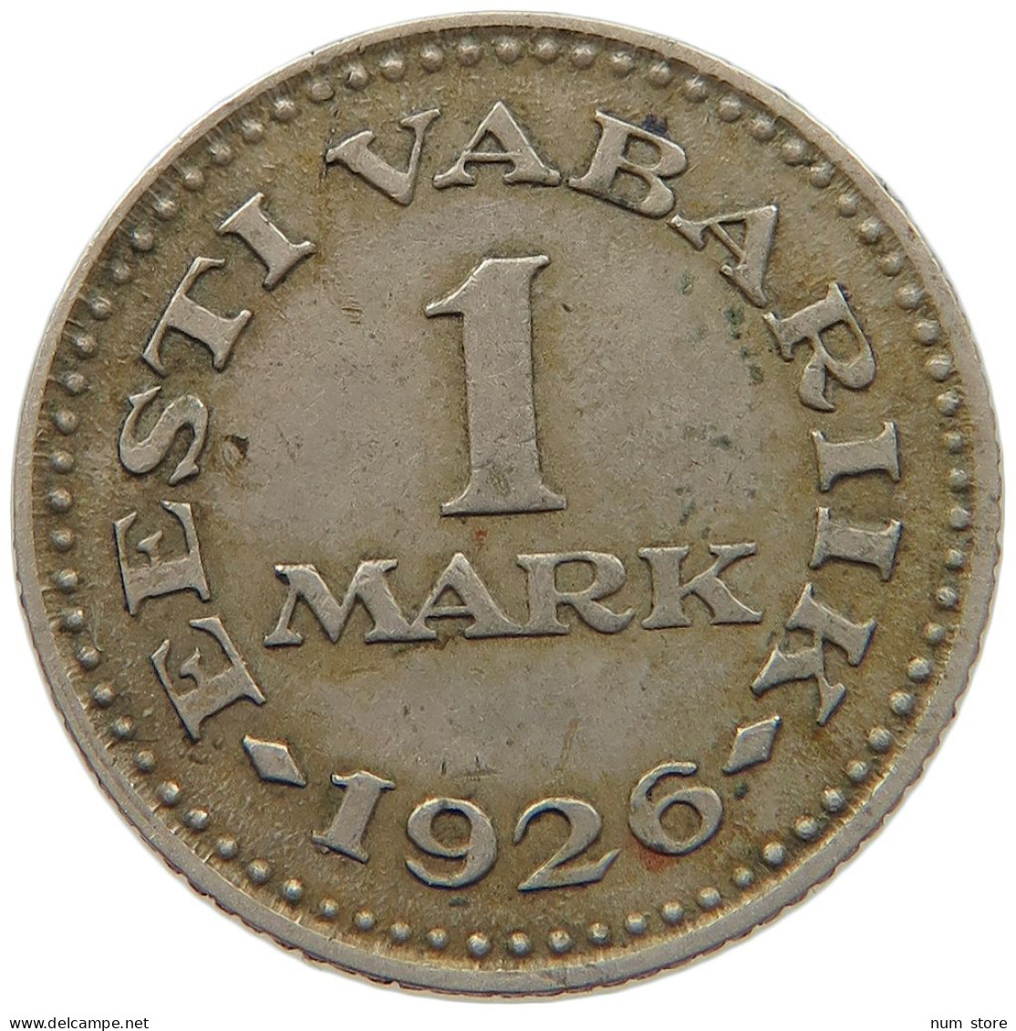 ESTONIA 1 MARK 1926 #s084 0693 - Estonie