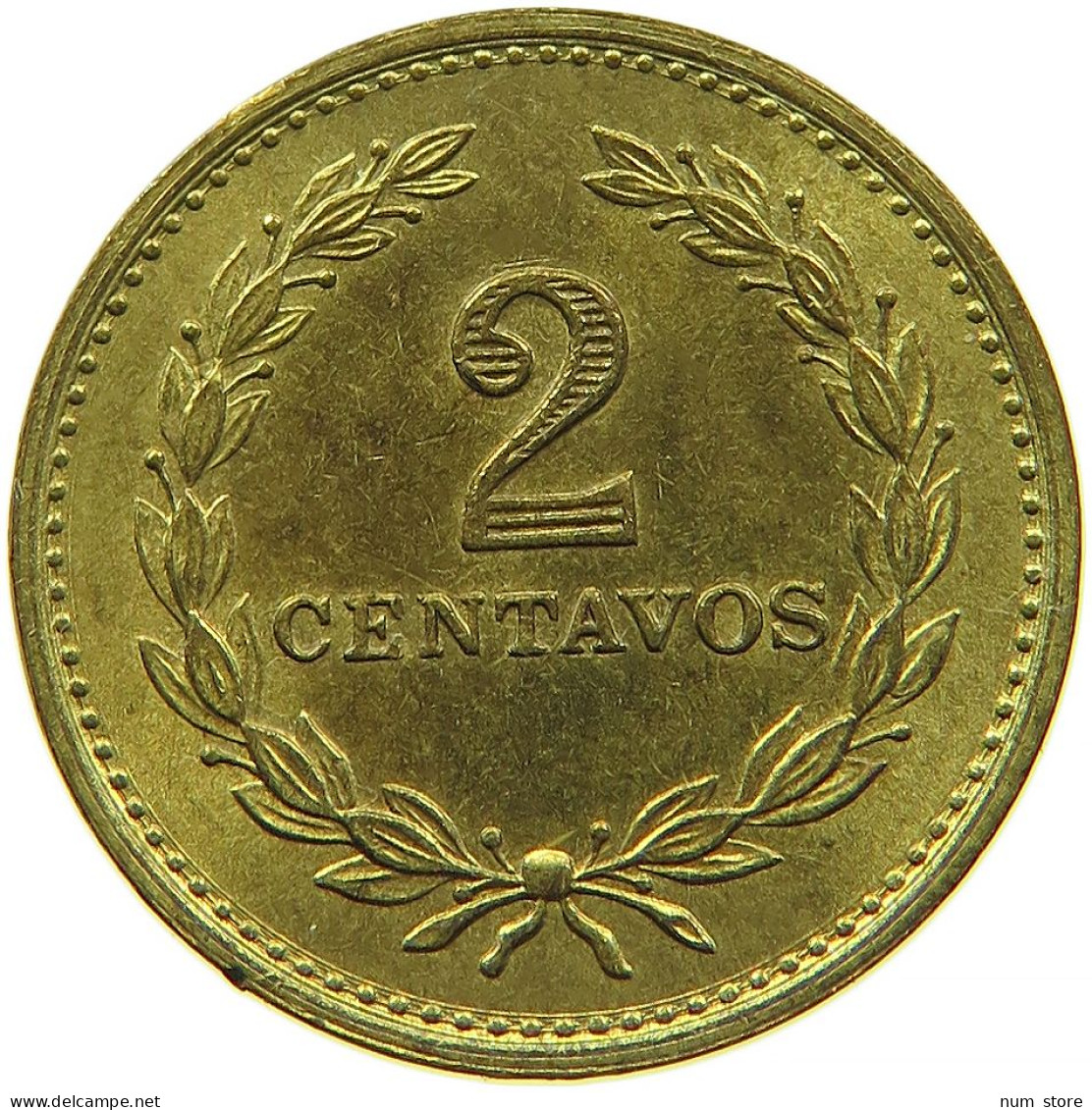 EL SALVADOR 2 CENTAVOS 1974 #s088 0513 - Salvador