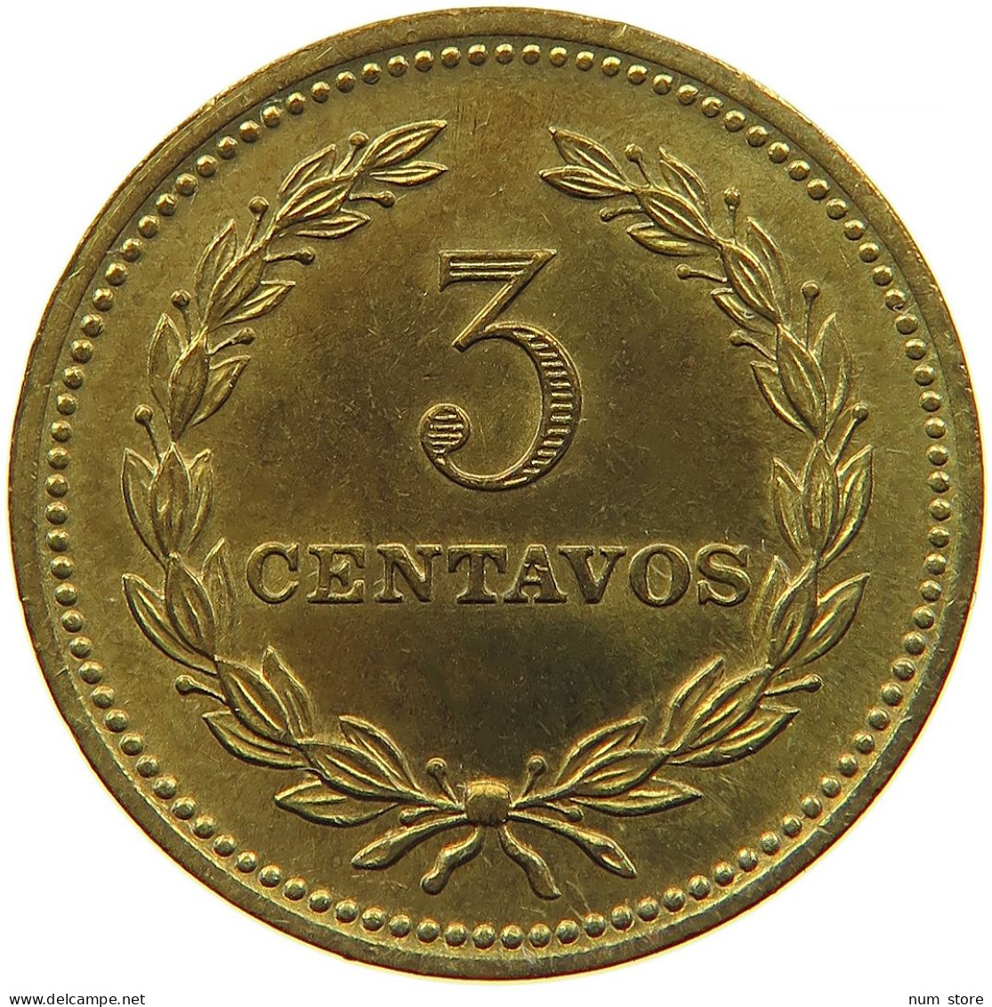 EL SALVADOR 3 CENTAVOS 1974 #s088 0609 - Salvador