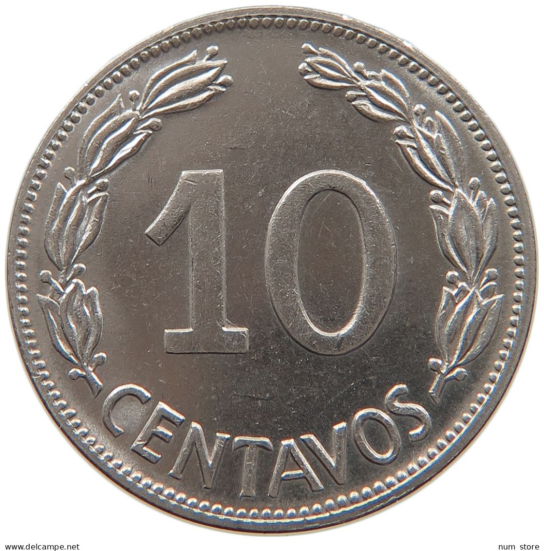 ECUADOR 10 CENTAVOS 1964 #s087 0145 - Equateur