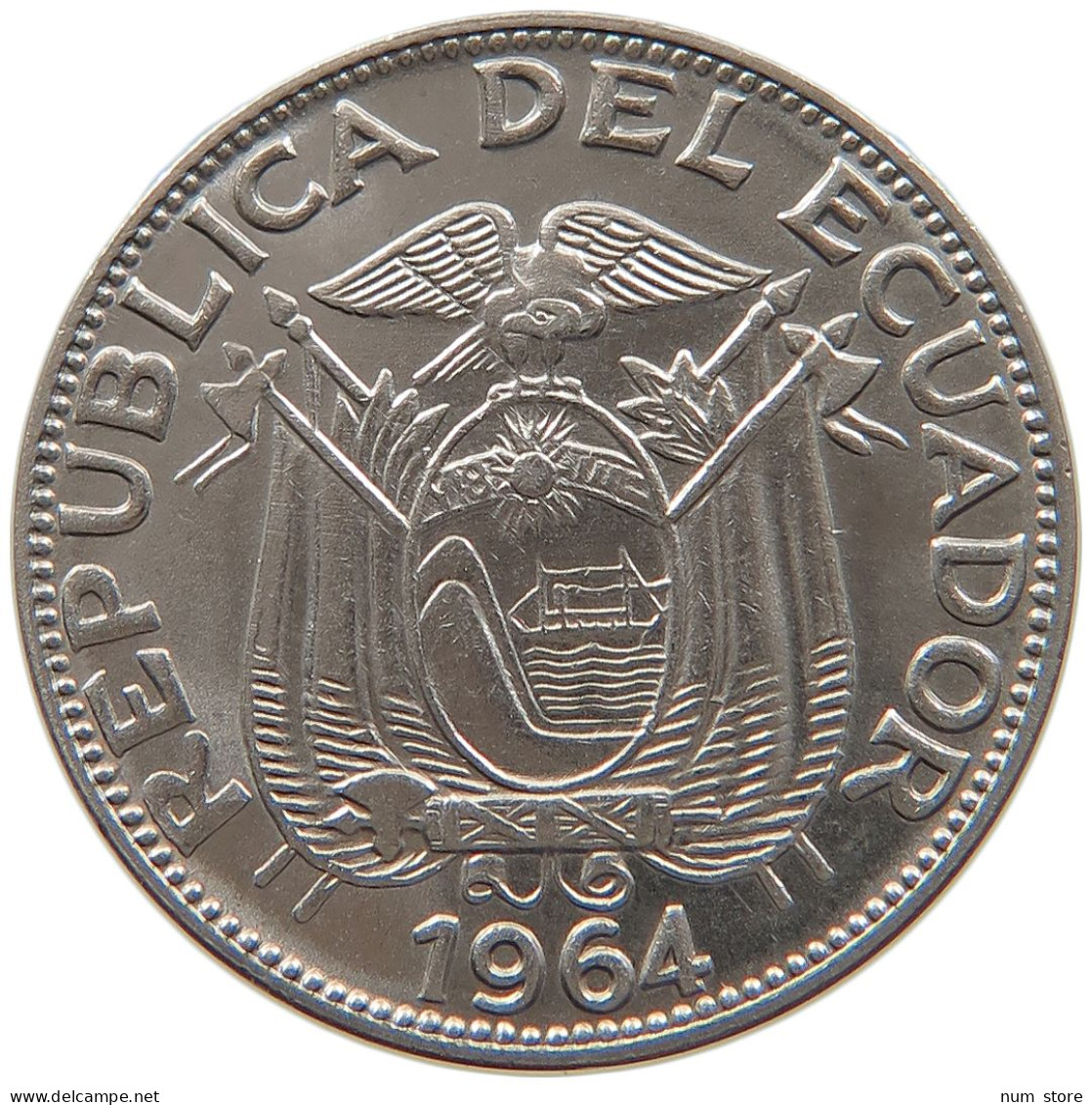 ECUADOR 10 CENTAVOS 1964 #s087 0145 - Ecuador