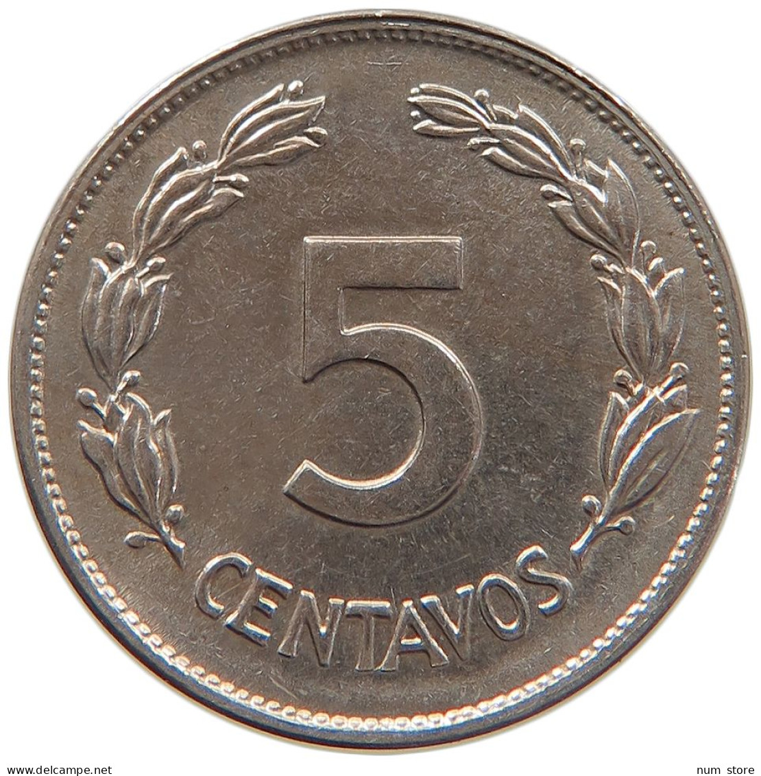 ECUADOR 5 CENTAVOS 1946 #s084 0587 - Equateur