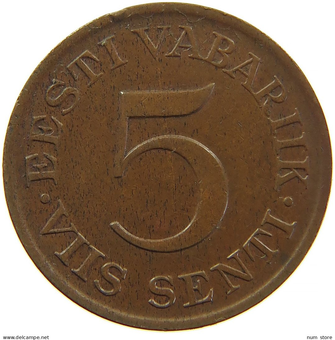 ESTONIA 5 SENTI 1931 #s083 0089 - Estonie