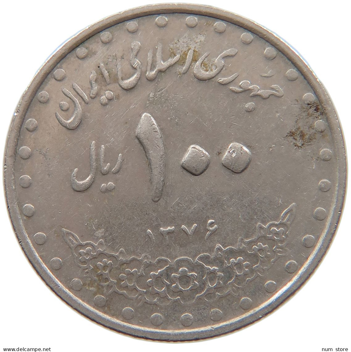 IRAN 100 RIALS 1376 #s086 0339 - Iran