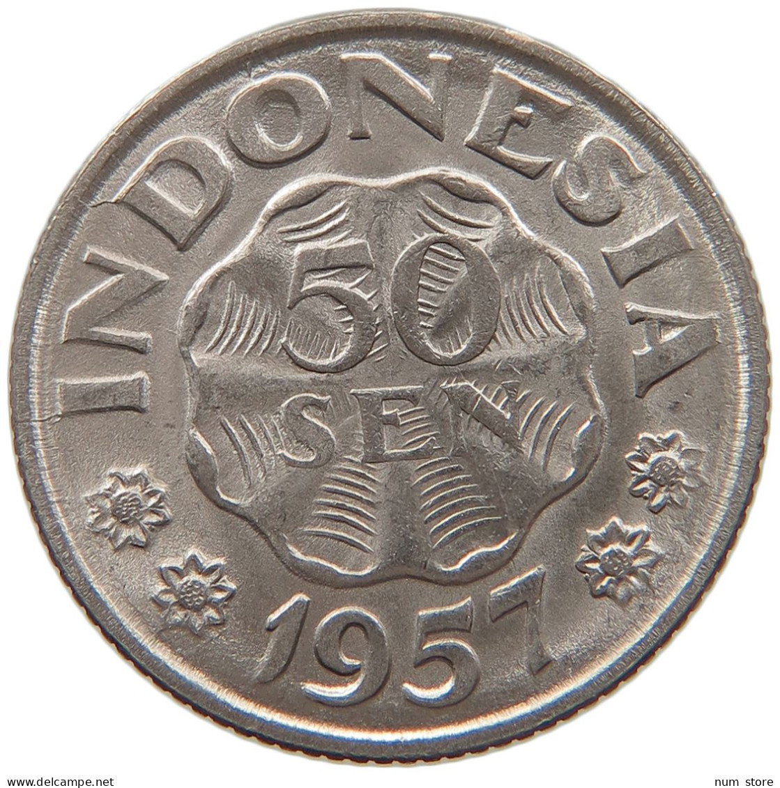 INDONESIA 50 SEN 1957 #s087 0077 - Indonesien