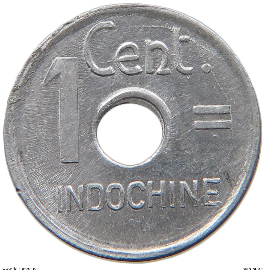 INDOCHINA 1 CENT 1943 #s081 0289 - Französisch-Indochina