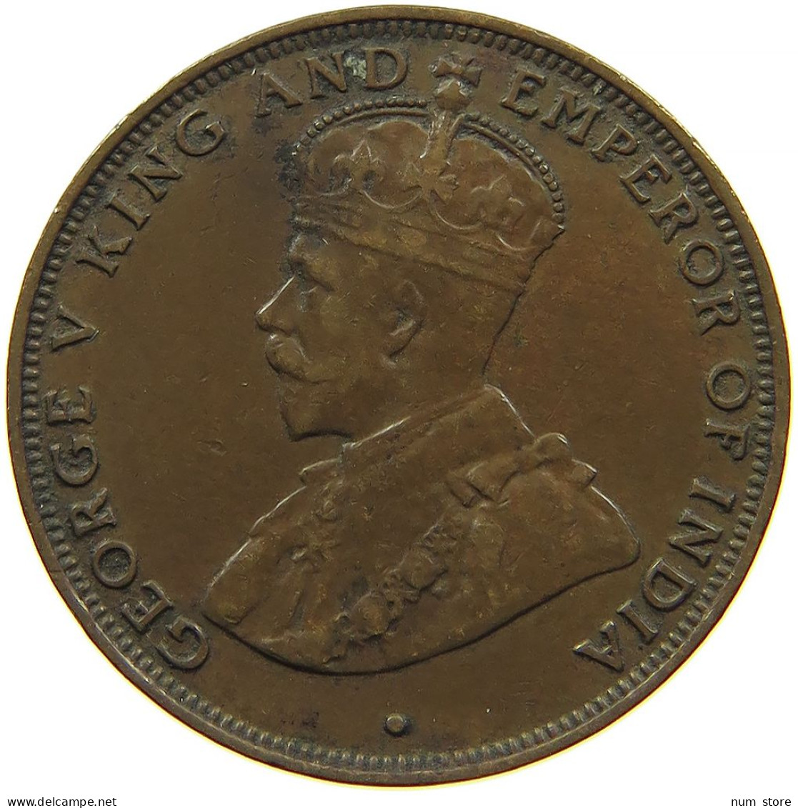 HONG KONG CENT 1933 #s084 0455 - Hongkong