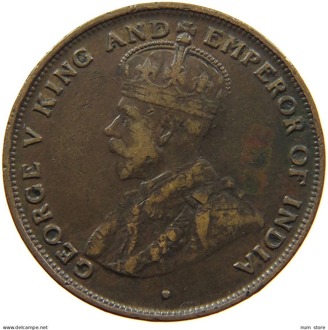 HONG KONG CENT 1919 H #s085 0269 - Hong Kong