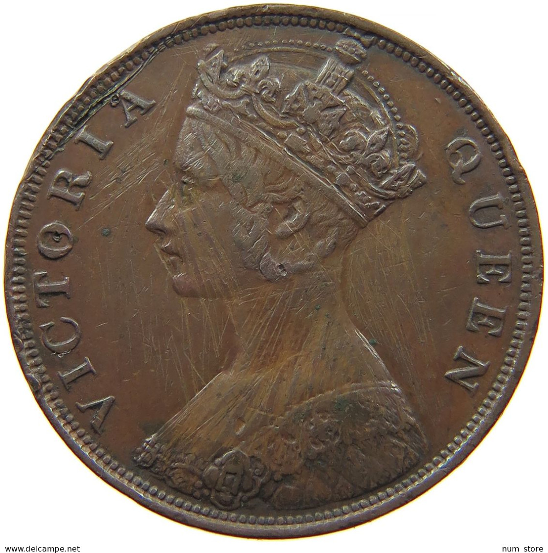 HONG KONG CENT 1866 #s085 0247 - Hong Kong