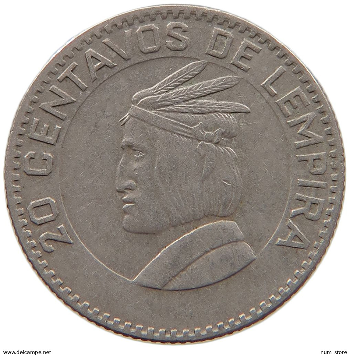 HONDURAS 20 CENTAVOS 1967 #s084 0619 - Honduras