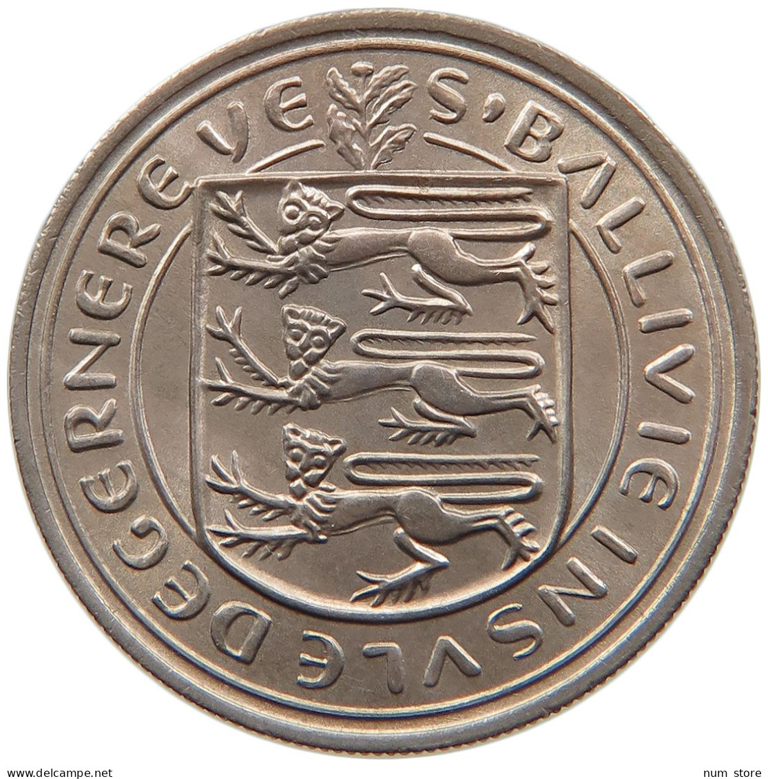 GUERNSEY 5 PENCE 1968 #s087 0639 - Guernsey