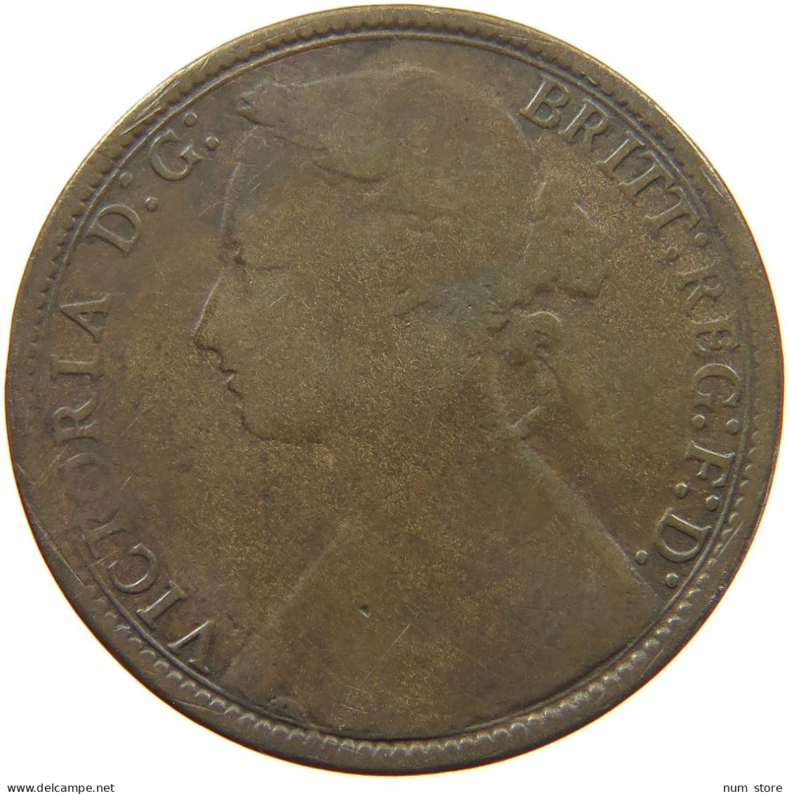 GREAT BRITAIN PENNY 1878 #s085 0035 - D. 1 Penny