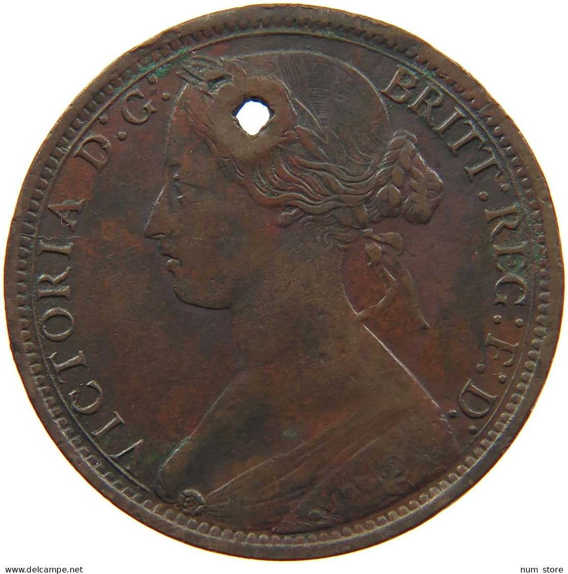 GREAT BRITAIN PENNY 1870 #s085 0039 - D. 1 Penny