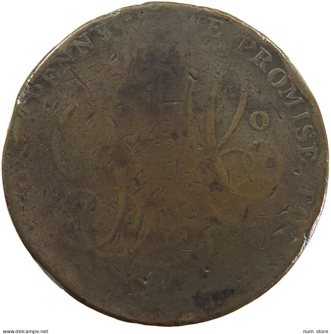 GREAT BRITAIN PENNY 1784 ANGLESEY #s082 0035 - C. 1 Penny