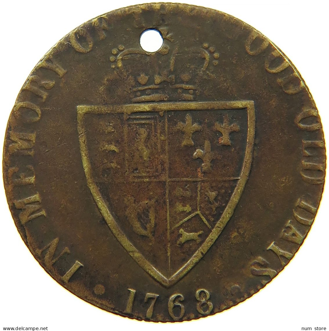 GREAT BRITAIN JETON 1768 #s086 0209 - Other & Unclassified