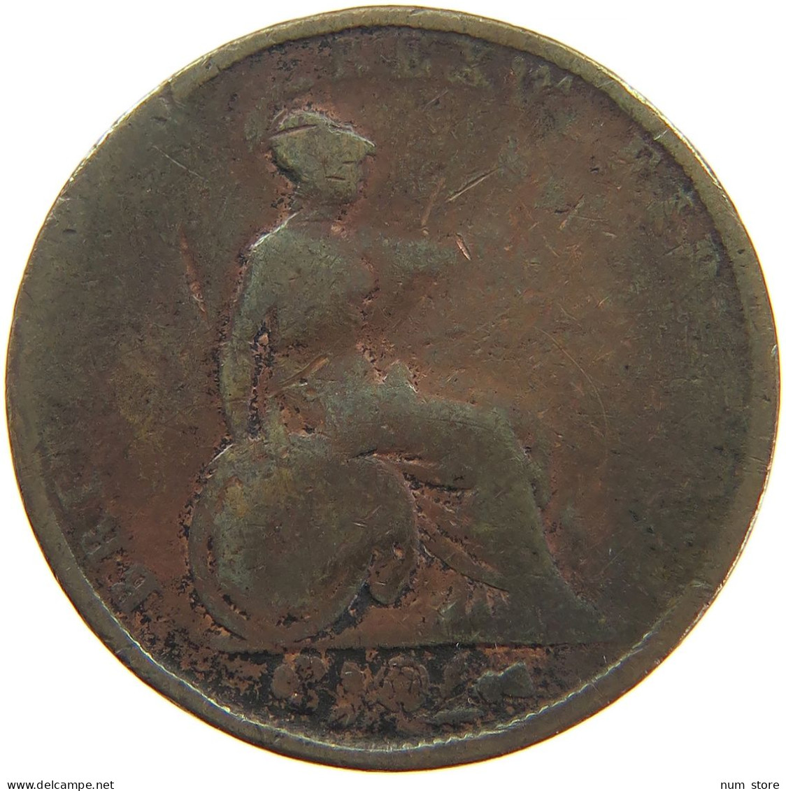 GREAT BRITAIN HALFPENNY 1831 #s082 0067 - C. 1/2 Penny