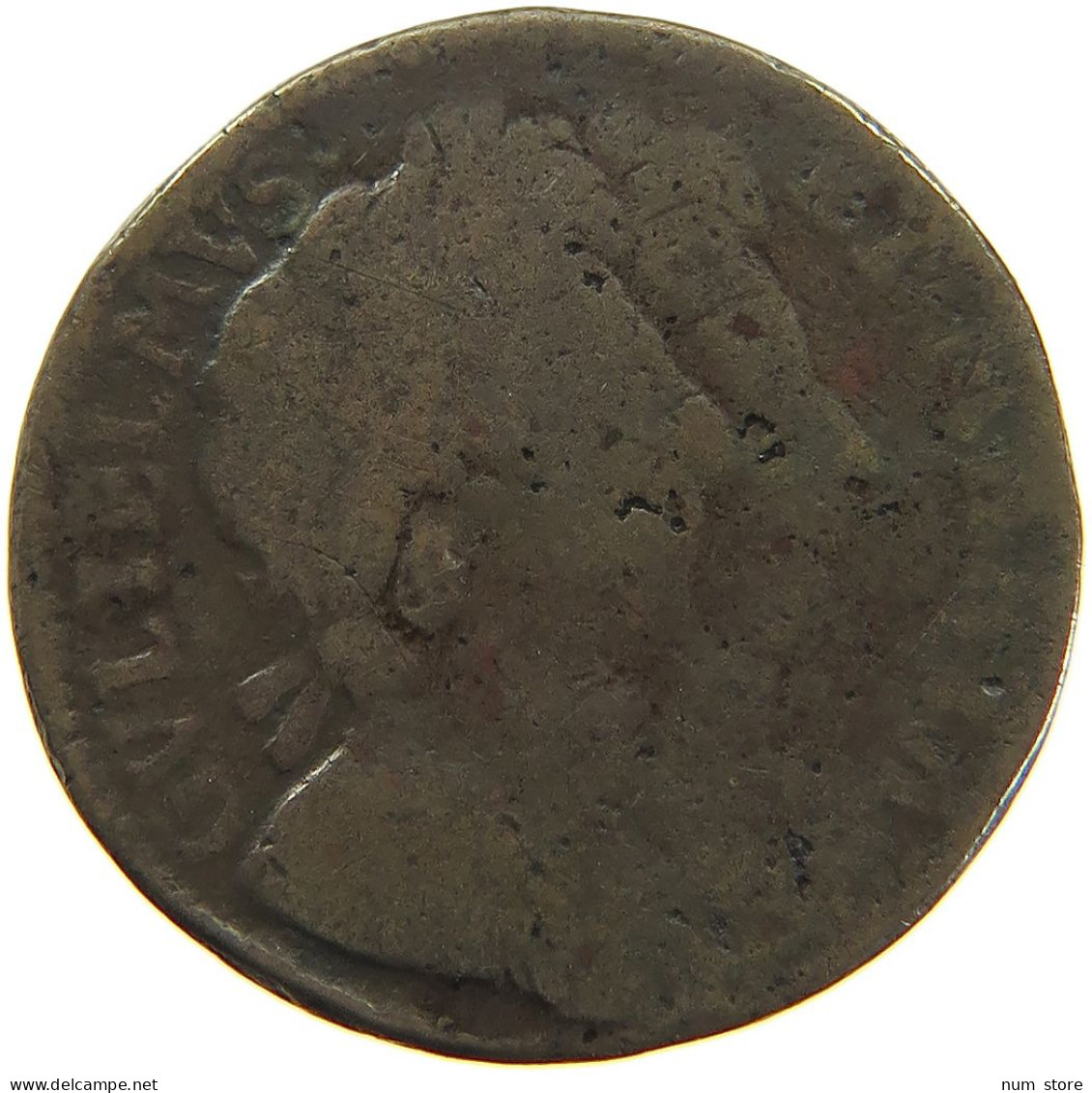 GREAT BRITAIN FARTHING 1694 #s082 0079 - A. 1 Farthing